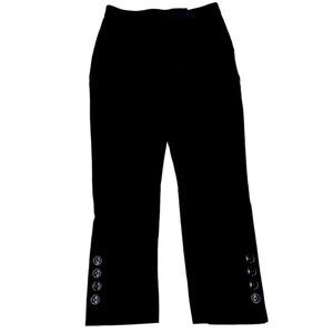 Max Mara Women’s Black Trousers. High Rise Ankle. Size 6